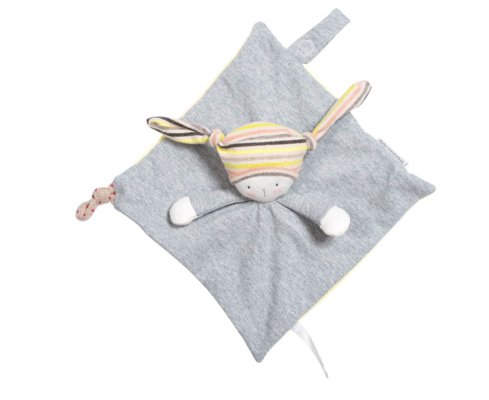  les petits dodos comforter rabbit grey 25 cm 